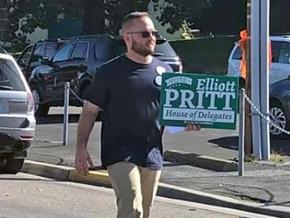 Elliott Pritt builds support for his campaign